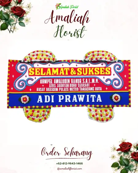 Papan Bunga Ucapan Selamat Tanjekwagir